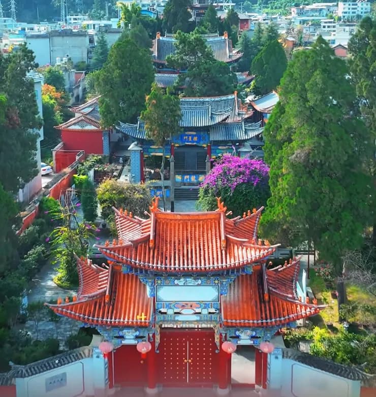 凤庆文庙旅游休闲街区朝天门平台